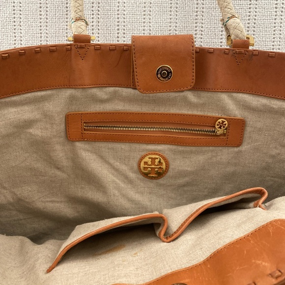 Tory Burch Leather Tote - Picture 3 of 9